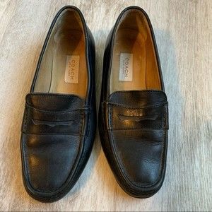 Coach Penny Loafers Shoes, Size 8 1/2